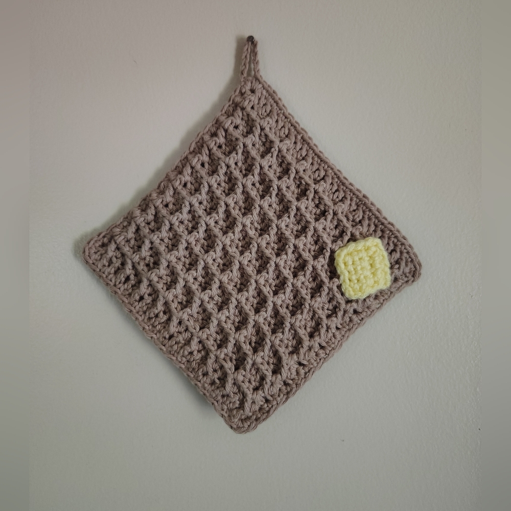 Handmade Waffle Hot Pad